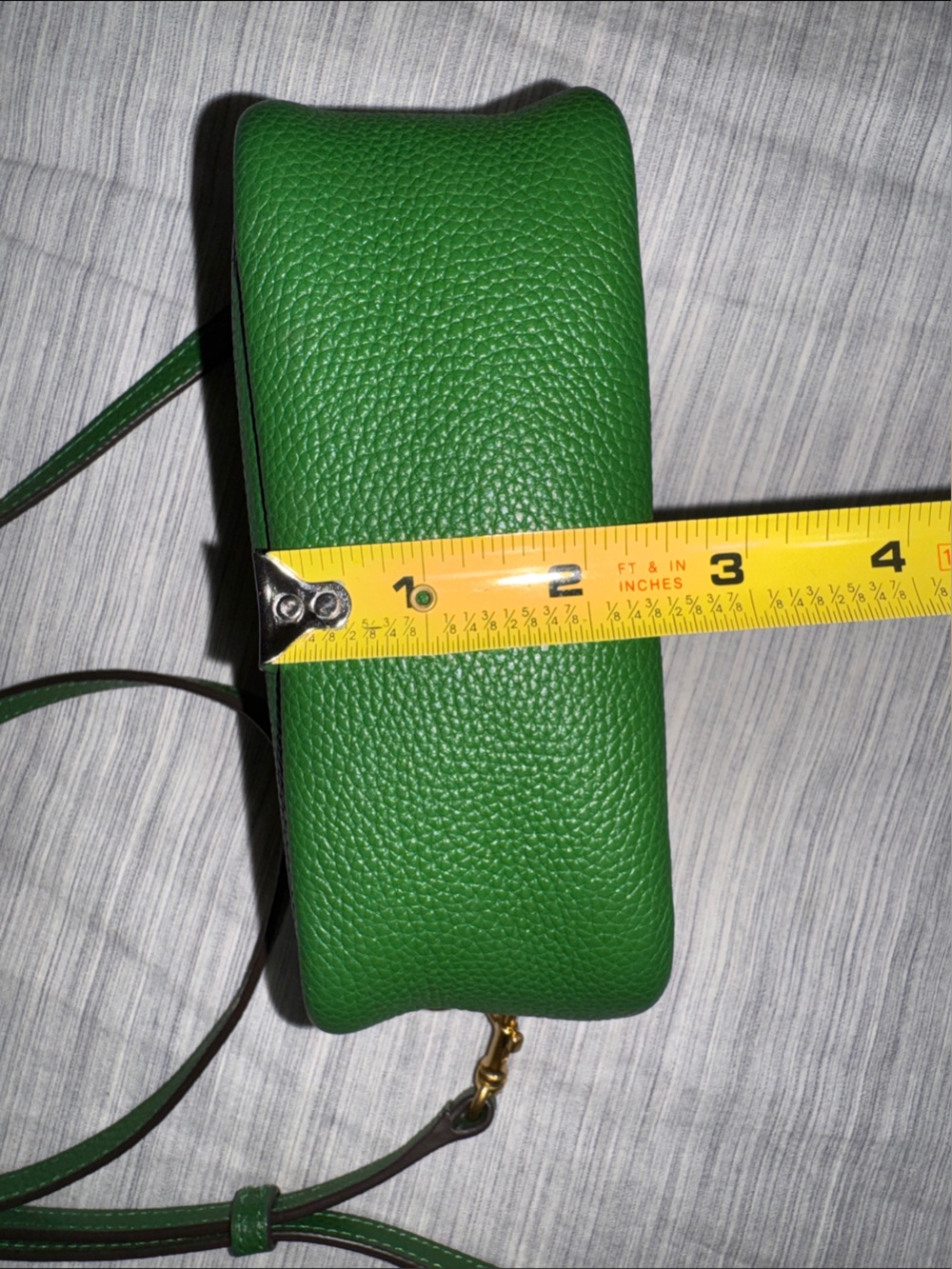 Tory Burch Emerald Green Perry Bombe Mini Bag - Picture 5 of 13